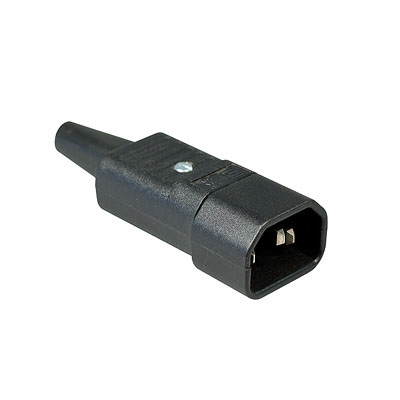Male IEC plug