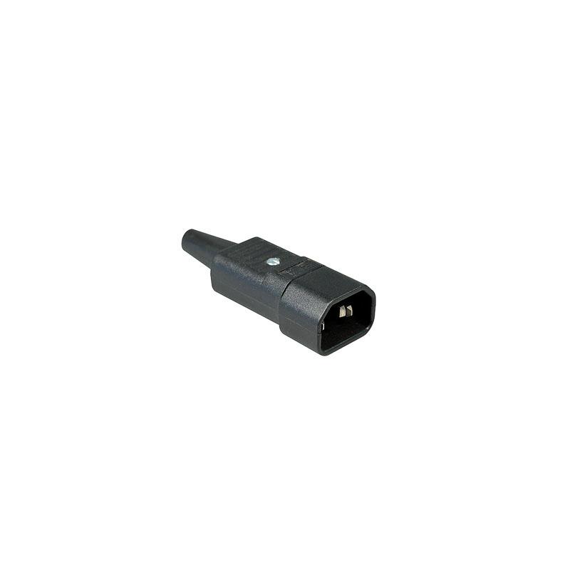 Male IEC plug
