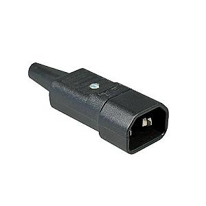 Male IEC plug