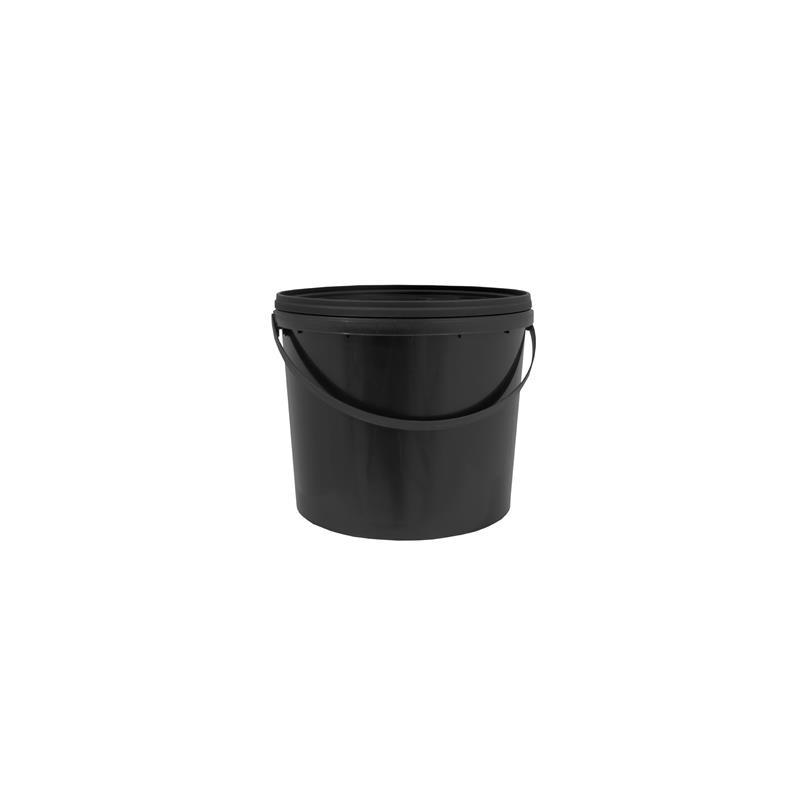 5L Black Bucket with Lid
