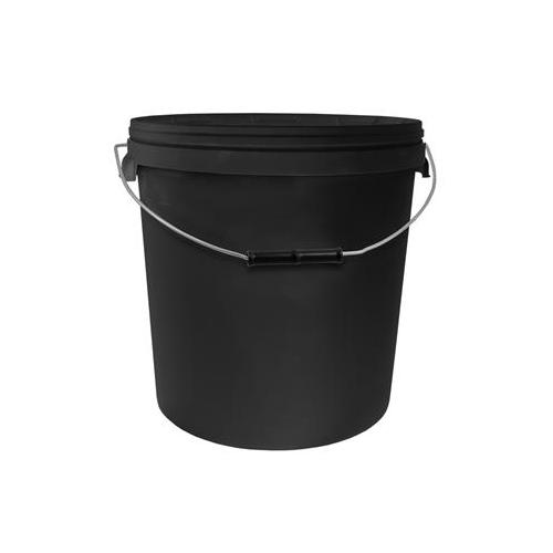 20L Black Bucket with Lid